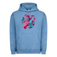 Pigment Pebble Blue v.d gemstone's patches Urban Hoodie - AdoDesignShop