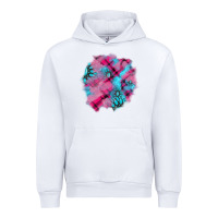 White v.d gemstone's patches Urban Hoodie - AdoDesignShop