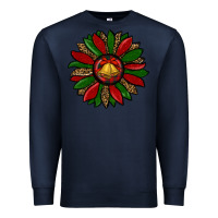 Navy christmas sunflower Premium Sweatshirt - RanaPortraitStore