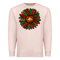 Pale Pink christmas sunflower Premium Sweatshirt - RanaPortraitStore