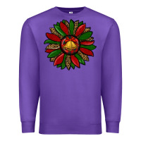 Purple christmas sunflower Premium Sweatshirt - RanaPortraitStore