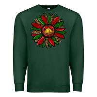Sports Green christmas sunflower Premium Sweatshirt - RanaPortraitStore