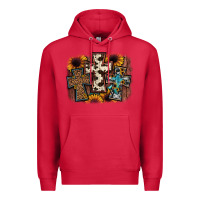 Cardinal cross background Premium Hoodie - JahusDesignShop