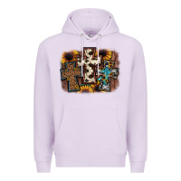 Lilac cross background Premium Hoodie - JahusDesignShop