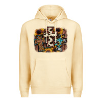 Pina Colada cross background Premium Hoodie - JahusDesignShop