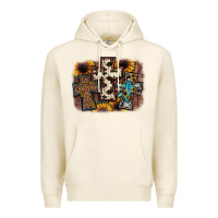 Tofu cross background Premium Hoodie - JahusDesignShop