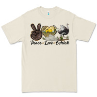 Bone peace love ostrich Premium Tee - LillyAllenDesigns