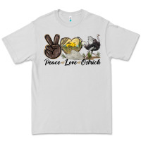 Peace Love Ostrich Premium Tee | Teevron