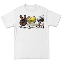 White peace love ostrich Premium Tee - LillyAllenDesigns