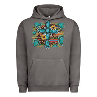 Pigment Tornado western gemstone cross sunflowers serape leopard glitter Urban Hoodie - Artiststas