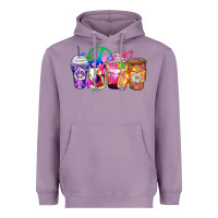 Lavender hippie coffee cups Heavyweight Hoodie - Zillion Design Studio