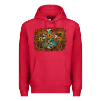 Cardinal cross backgraund Premium Hoodie - JahusDesignShop
