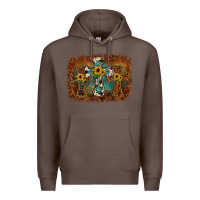 Coffee cross backgraund Premium Hoodie - JahusDesignShop