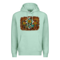 Seafoam cross backgraund Premium Hoodie - JahusDesignShop