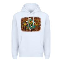 White cross backgraund Premium Hoodie - JahusDesignShop