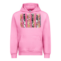 Fuchsia Pink v.d cow and lotus brushstrock Urban Hoodie - AdoDesignShop