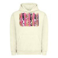 Pigment Pistachio v.d cow and lotus brushstrock Urban Hoodie - AdoDesignShop