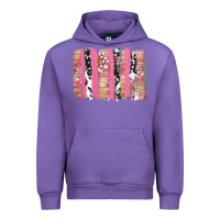 Tulip v.d cow and lotus brushstrock Urban Hoodie - AdoDesignShop