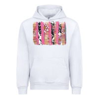 White v.d cow and lotus brushstrock Urban Hoodie - AdoDesignShop