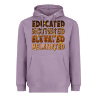 Lavender melanin educated motivated elevated melanated Heavyweight Hoodie - texasbilliewilder