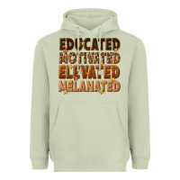 Matcha melanin educated motivated elevated melanated Heavyweight Hoodie - texasbilliewilder