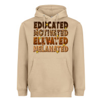 Mushroom melanin educated motivated elevated melanated Heavyweight Hoodie - texasbilliewilder