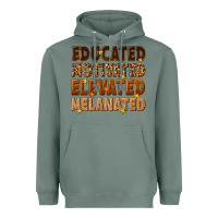 Sage melanin educated motivated elevated melanated Heavyweight Hoodie - texasbilliewilder