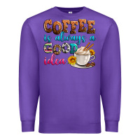 Purple coffee is always good idea Premium Sweatshirt - Zillion Design Studio