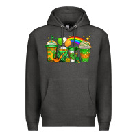 Charcoal Heather st patricks coffee Premium Hoodie - Jasminsmagicworld
