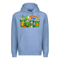 Colony Blue st patricks coffee Premium Hoodie - Jasminsmagicworld