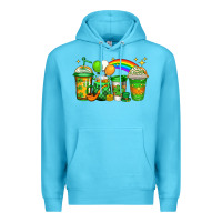 Ocean Blue st patricks coffee Premium Hoodie - Jasminsmagicworld