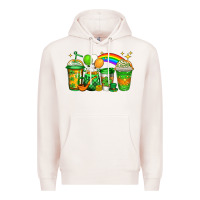 Pale Pink st patricks coffee Premium Hoodie - Jasminsmagicworld