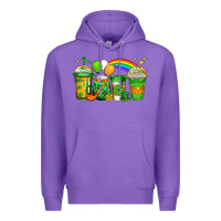 Purple st patricks coffee Premium Hoodie - Jasminsmagicworld