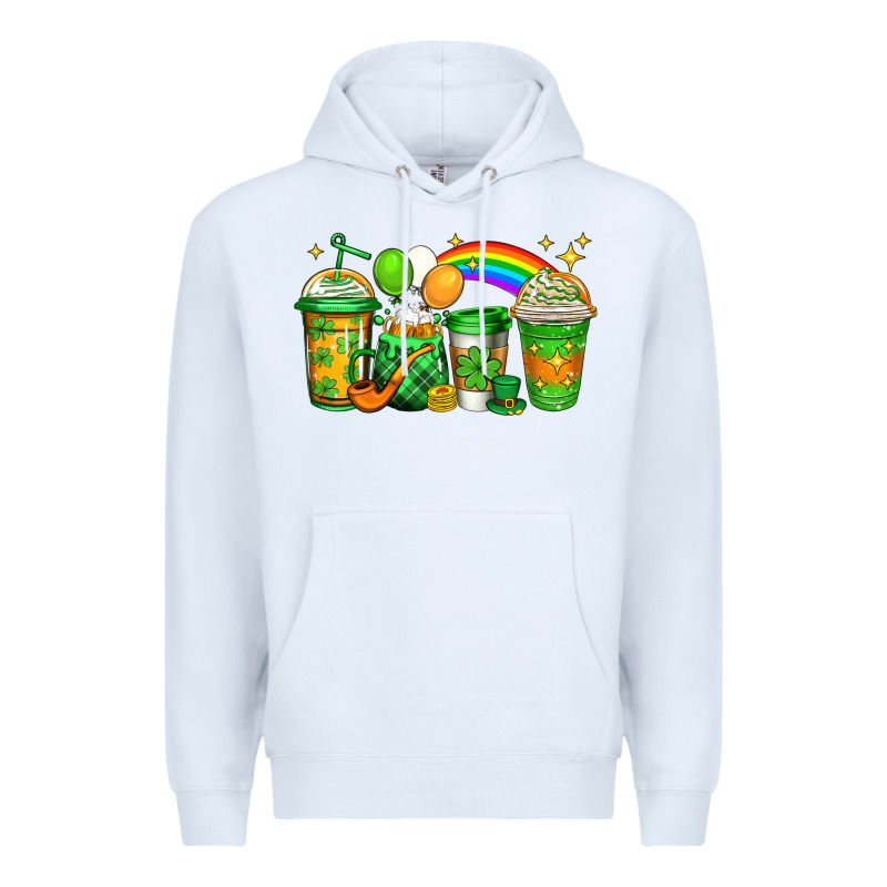 St Patricks Coffee Premium Hoodie by Jasminsmagicworld | Teevron