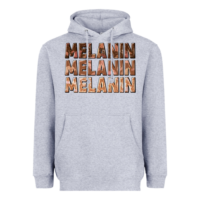 Melanin Melanin Melanin Heavyweight Hoodie by texasbilliewilder | Teevron