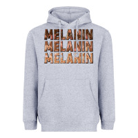 Heather Grey melanin melanin melanin Heavyweight Hoodie - texasbilliewilder