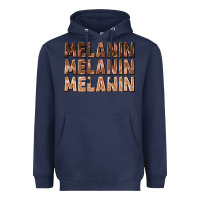 Navy melanin melanin melanin Heavyweight Hoodie - texasbilliewilder