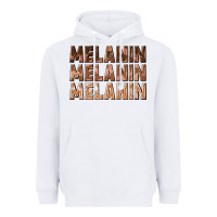 White melanin melanin melanin Heavyweight Hoodie - texasbilliewilder