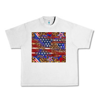 Lunar Rock American flag and star leopard Urban Heavy Tee - Artiststas