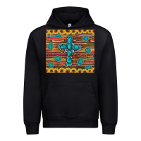 Black western gemstone cross sunflowers leopard serape glitter wooden tumble Urban Hoodie - Artiststas