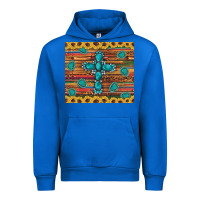 Cobalt western gemstone cross sunflowers leopard serape glitter wooden tumble Urban Hoodie - Artiststas