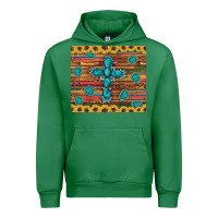 Emerald western gemstone cross sunflowers leopard serape glitter wooden tumble Urban Hoodie - Artiststas