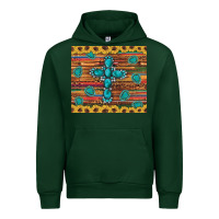 Forest Green western gemstone cross sunflowers leopard serape glitter wooden tumble Urban Hoodie - Artiststas