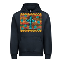 Navy western gemstone cross sunflowers leopard serape glitter wooden tumble Urban Hoodie - Artiststas