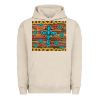 Pigment French Oak western gemstone cross sunflowers leopard serape glitter wooden tumble Urban Hoodie - Artiststas