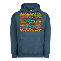 Pigment Midnight Navy western gemstone cross sunflowers leopard serape glitter wooden tumble Urban Hoodie - Artiststas