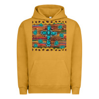 Pigment Peanut Butter western gemstone cross sunflowers leopard serape glitter wooden tumble Urban Hoodie - Artiststas