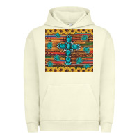 Pigment Pistachio western gemstone cross sunflowers leopard serape glitter wooden tumble Urban Hoodie - Artiststas