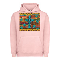 Pigment Salmon western gemstone cross sunflowers leopard serape glitter wooden tumble Urban Hoodie - Artiststas