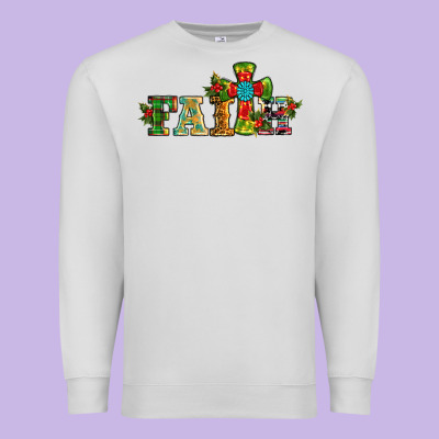 Christmas Cross Faith Premium Sweatshirt Designed By Ranaportraitstore